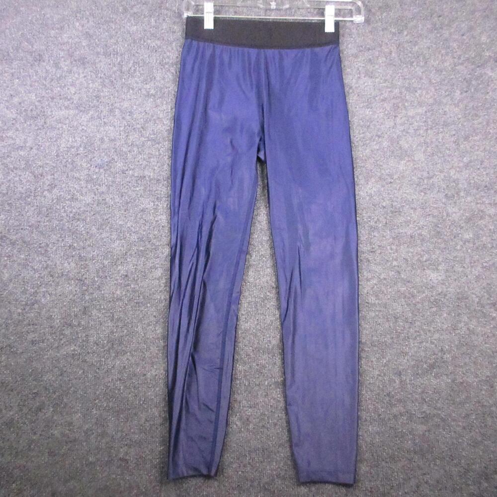 Alala Leggings Womens Small Blue Ankle Skinny Yoga Pants Athletic Workout